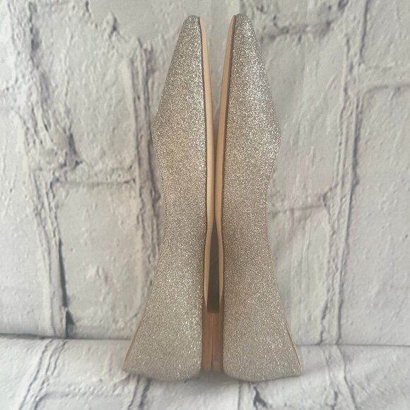 Jimmy Choo | Romy Flat in Platinum Ice / Dusty Glitter - Picture 7 of 15